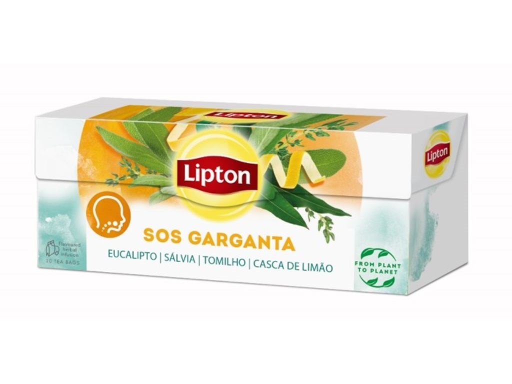 INFUSÃO LIPTON SOS GARGANTA 20 SAQUETAS