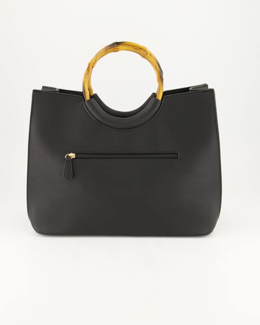 L.Credi Makana Shopper in Schwarz