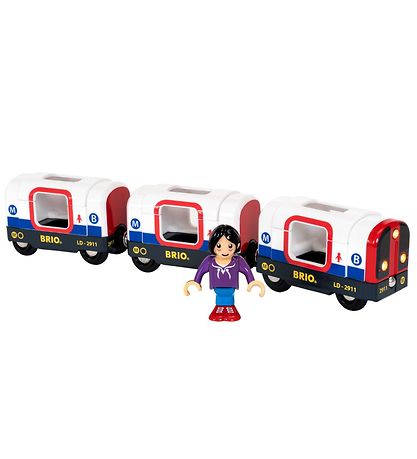 BRIO WoRød Metrotog 33867