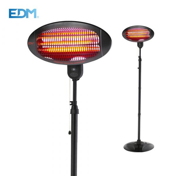 EDM Aquecedor Exterior com Altura Ajustavel 650-1300-2.000W