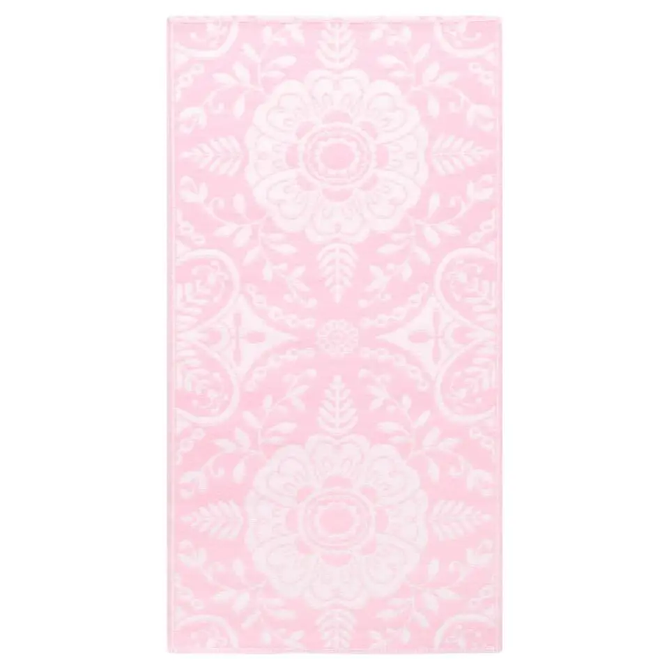 vidaXL Buitenkleed 80x150 cm PP roze