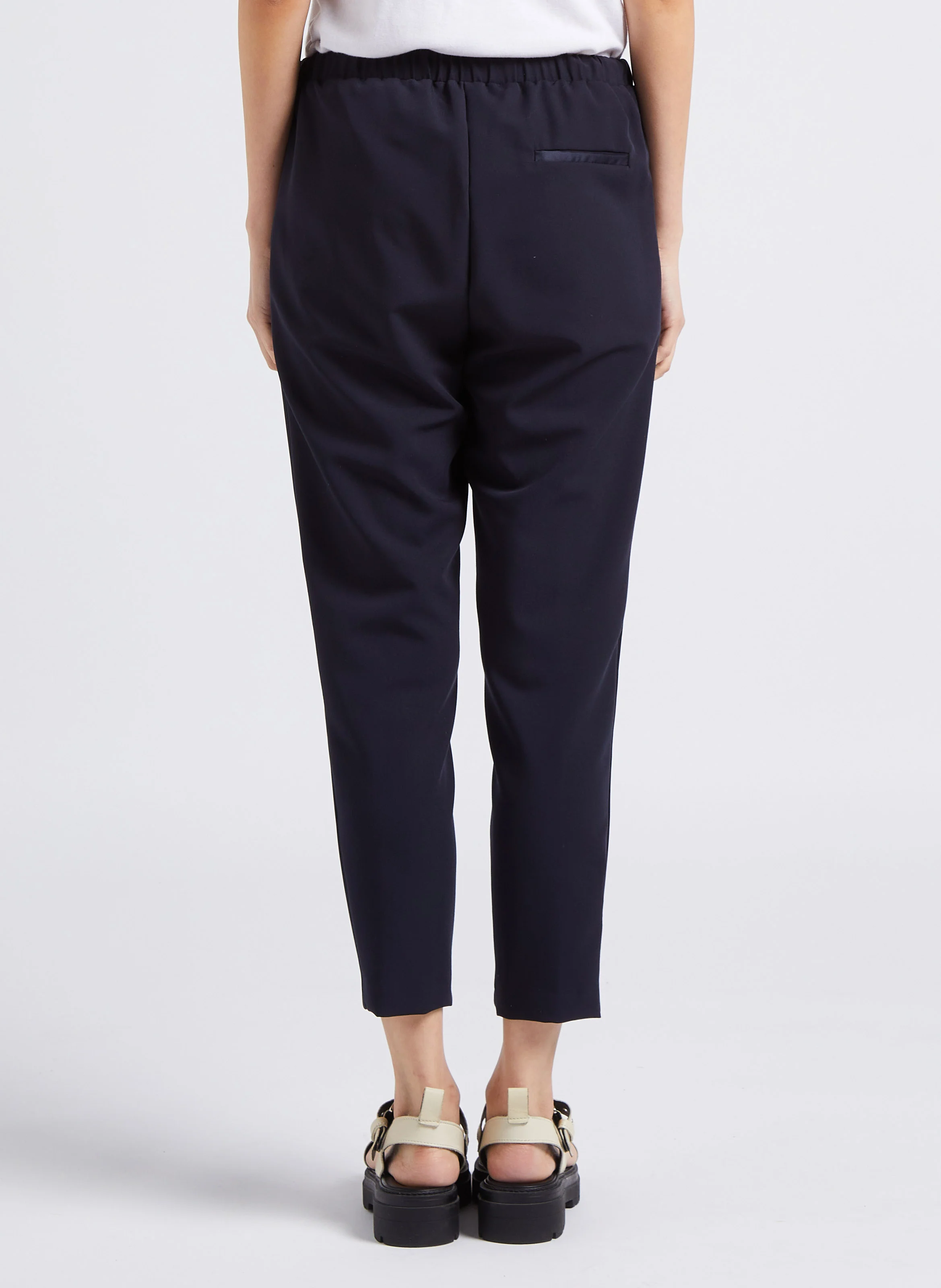Pantalon carotte| Bleu