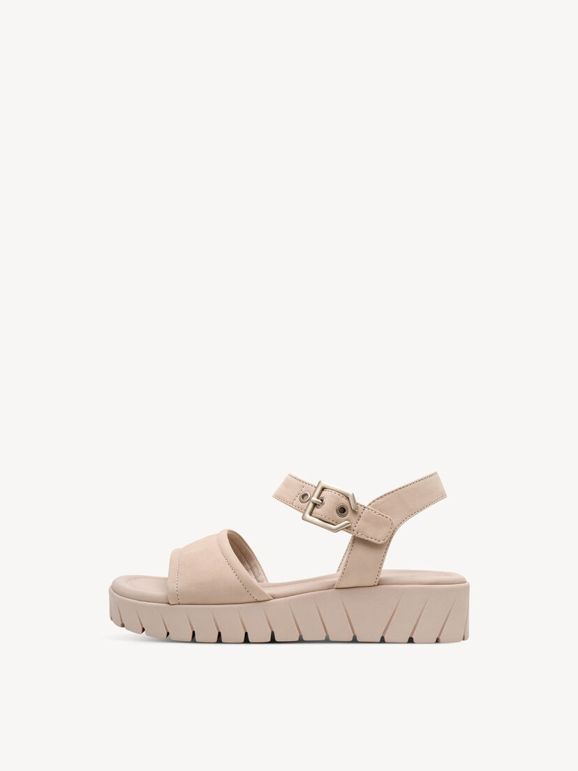 Leren Sandaaltje - beige