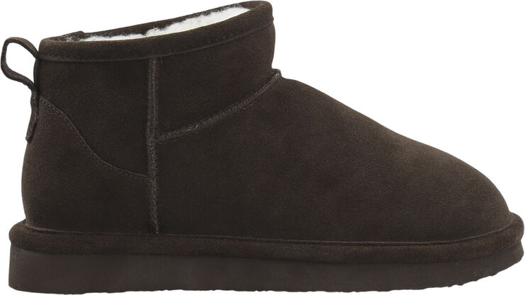 Bianco BIASNOW Ankle Boot Suede Dark brown