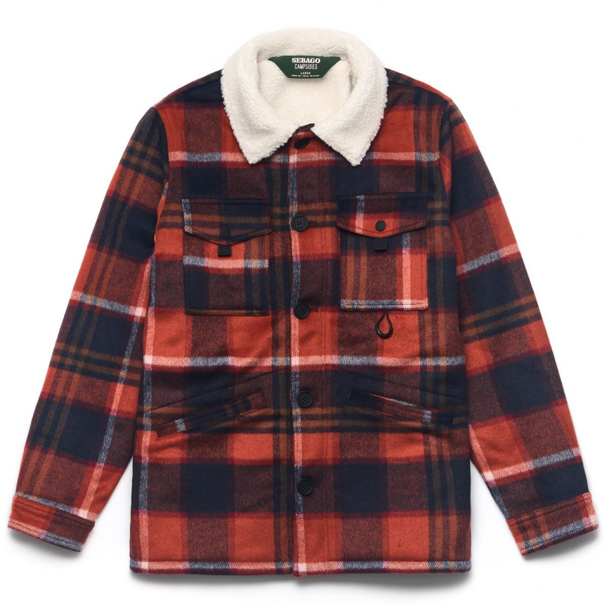 OTTERCREEK ORANGE BLUE WHITE RED-VESTE DOUBLEE POLAIRE POUR HOMME