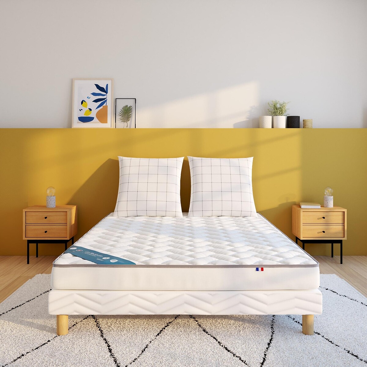 LA REDOUTE INTERIEURS<br>Colchão de espuma semi-firme 14,5 cm