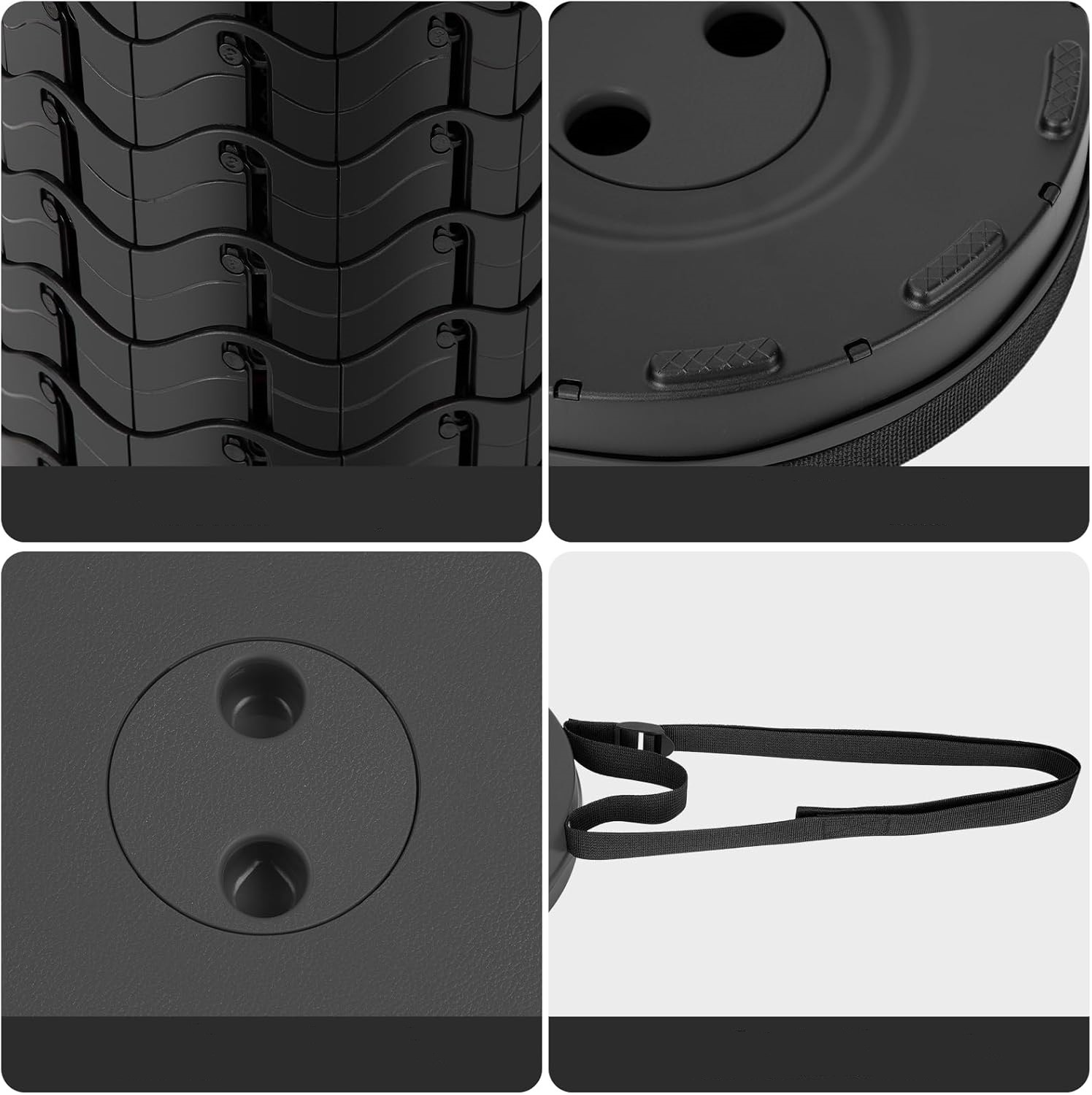 Campingwise opvouwbare camping kruk - Red