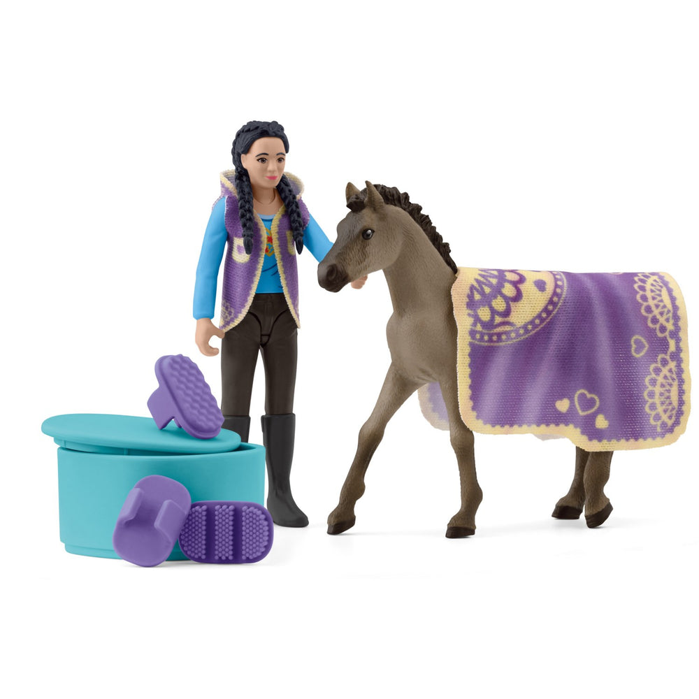 Køb Schleich Pocket Set Skønhedssæt Med Kim