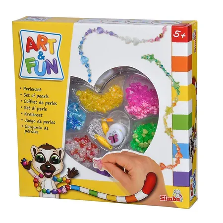 Simba Art & Fun Bastelset Perlen, sortiert