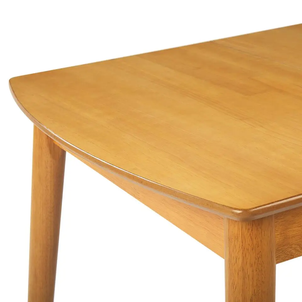 TOMS - Uitschuifbare eettafel - Lichthout - 100/130 x 80 cm - MDF