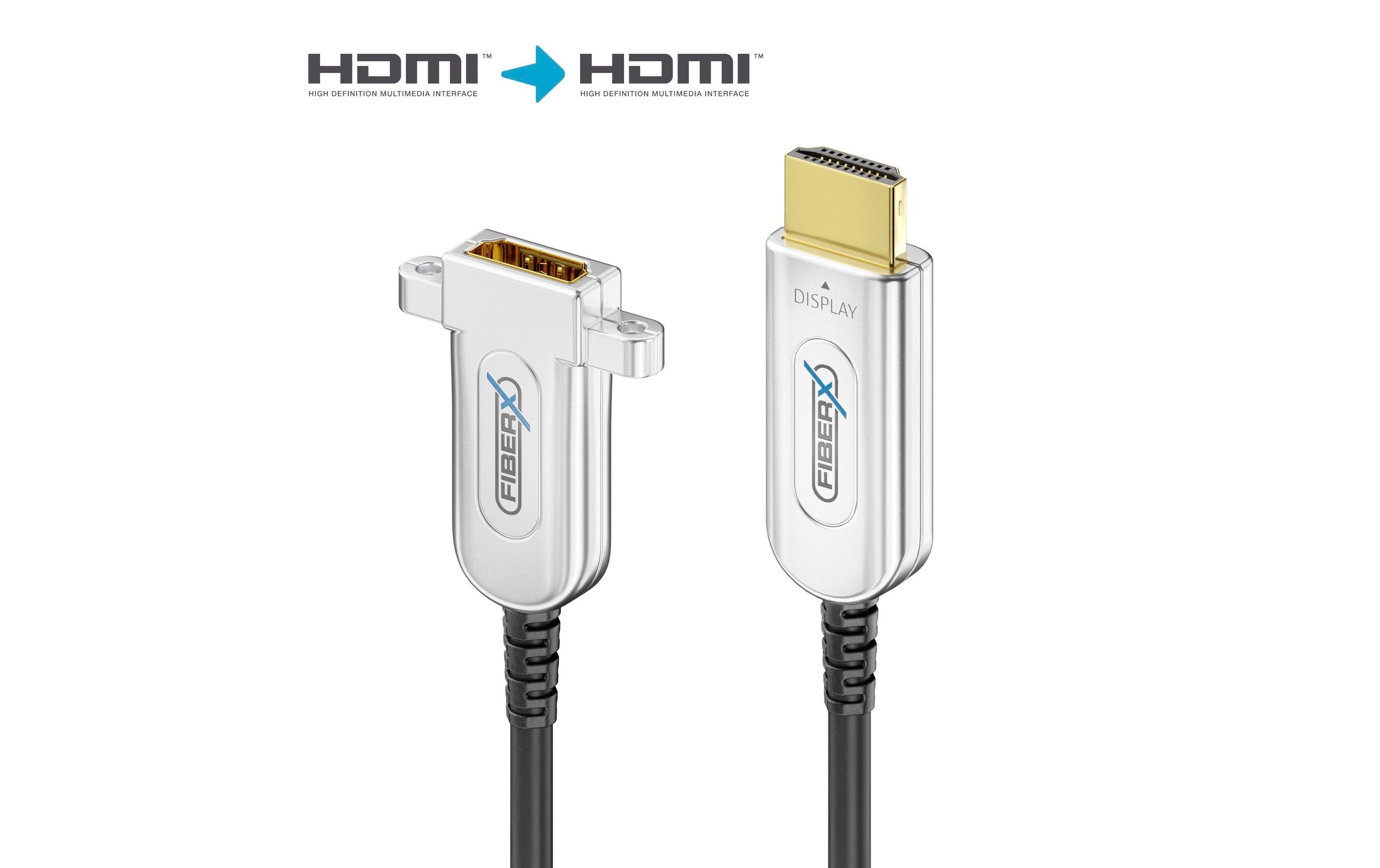 Verlängerungskabel FX-I351 AOC HDMI - HDMI, 10 m, 4K/60Hz<br>4K Premium High Speed HDMI AOC Glasfaser Verlängerungskabel – 10.00m