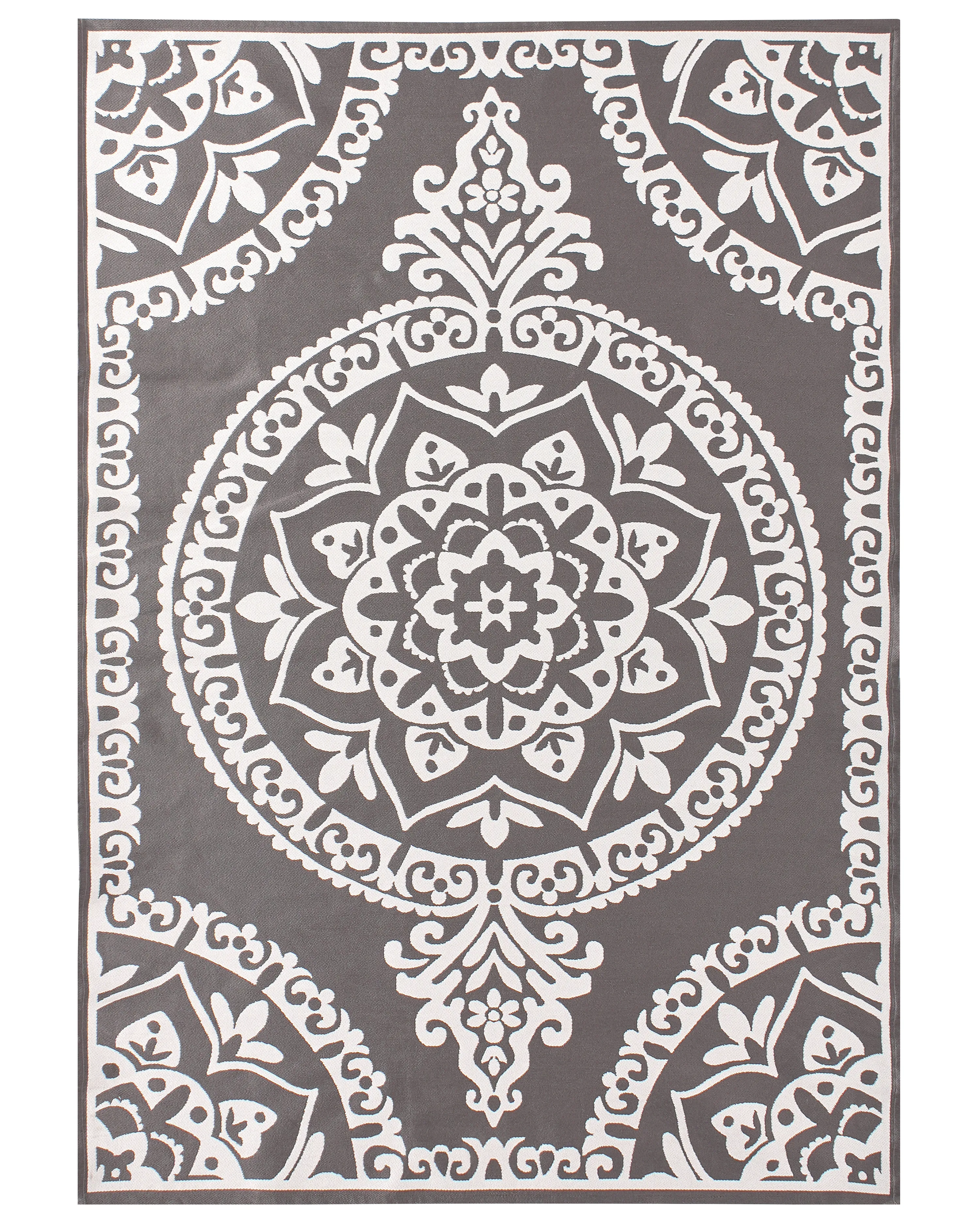 Tuintapijt KOHIMA Grijs 160 x 230 cm