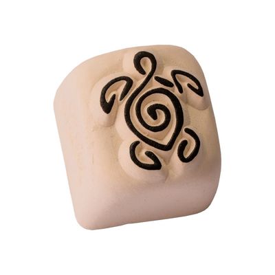 LaDot - Pierre pour tatouage éphémère - en céramique - taille S (2,2 x 2,2 cm) - tortue