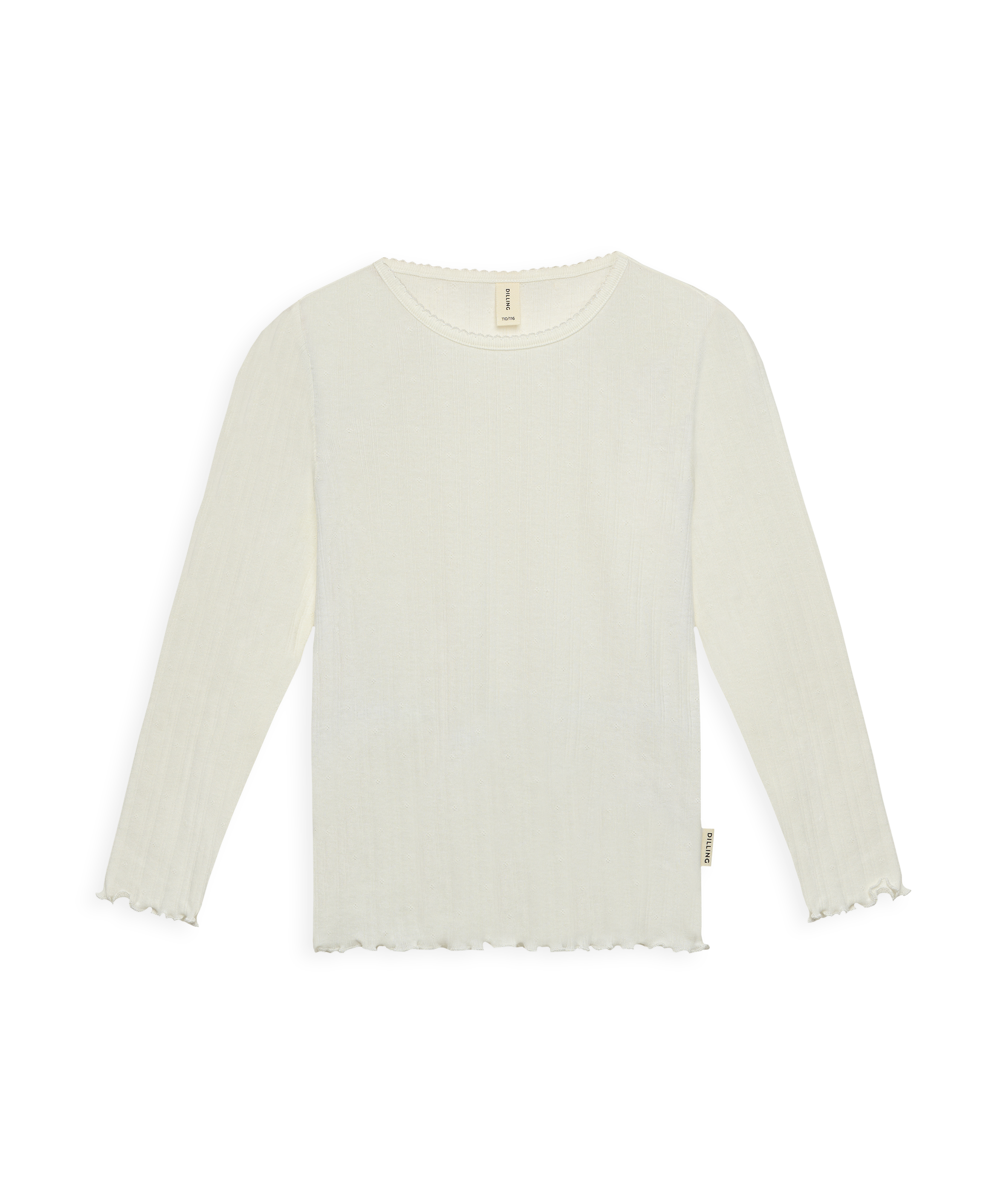 Pointelle shirt van katoen voor kinderen
