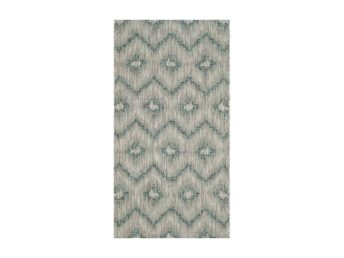Tapis Grey & Blue 79 X 152 cm - Thais
