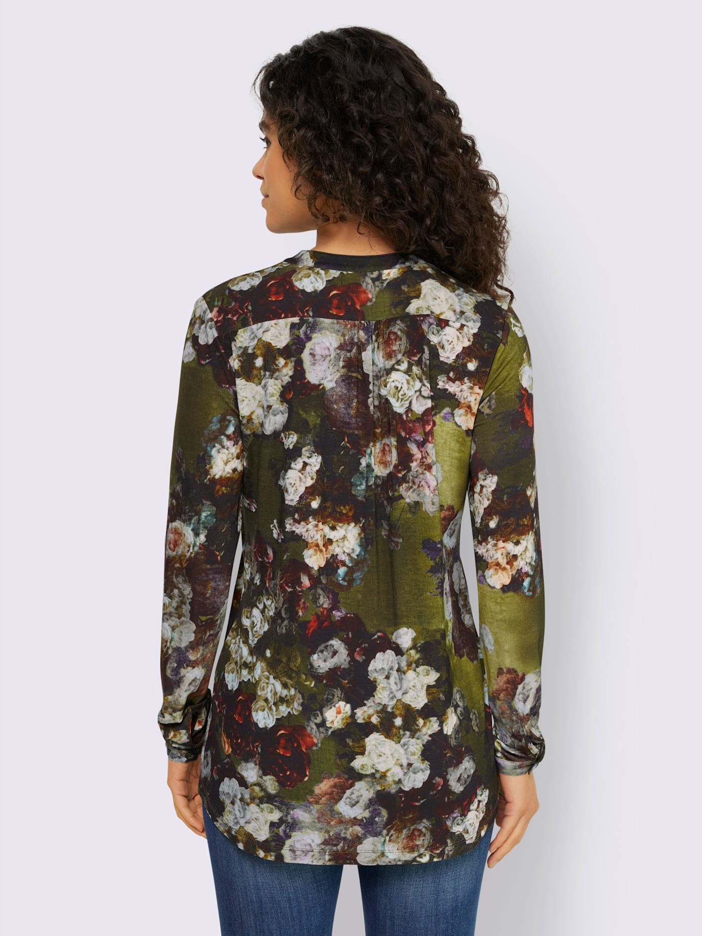 Chemisier léger imprimé floral tendance