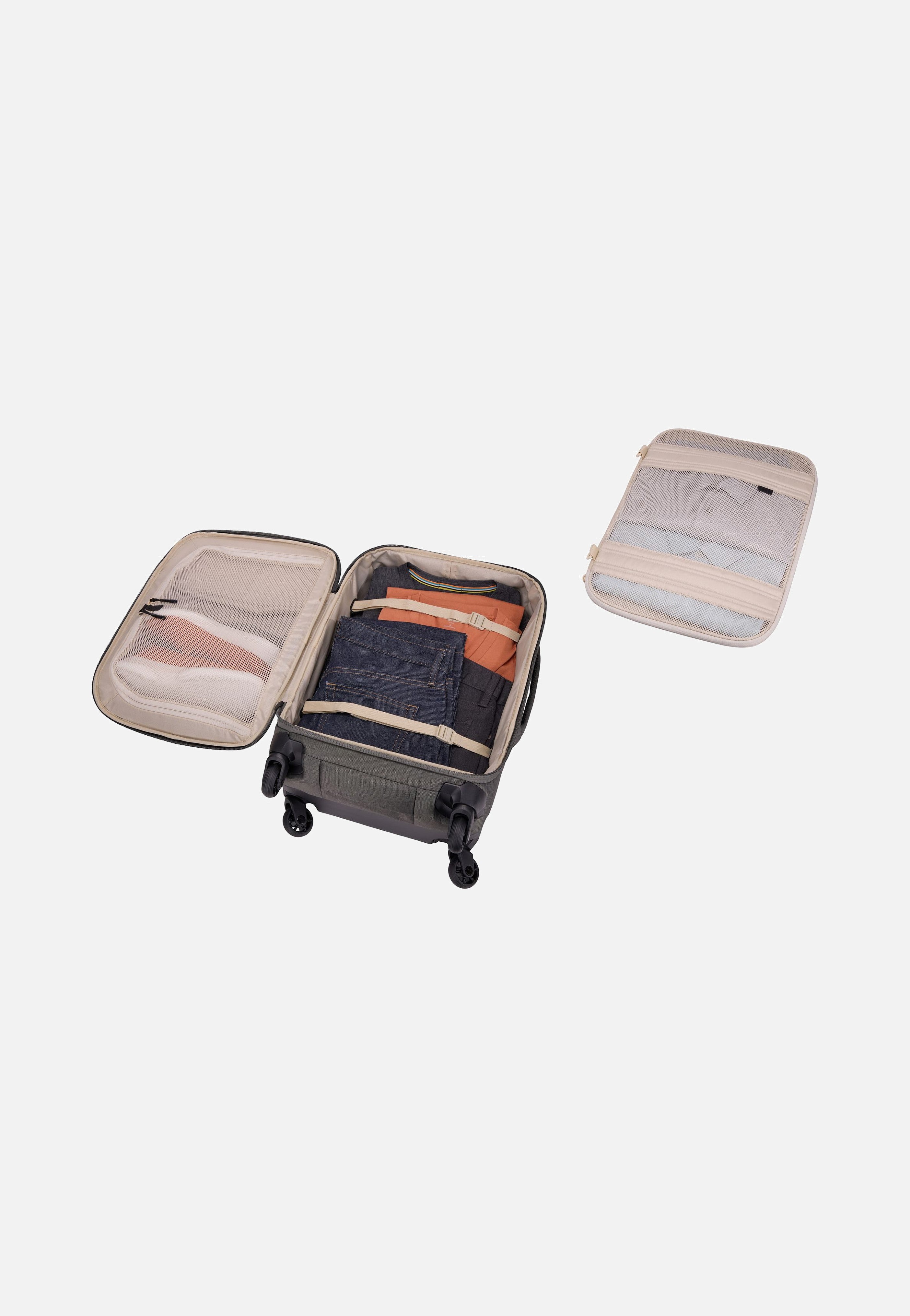 Subterra 2 Carry-On Spinner Vetiver Gray - Koffer