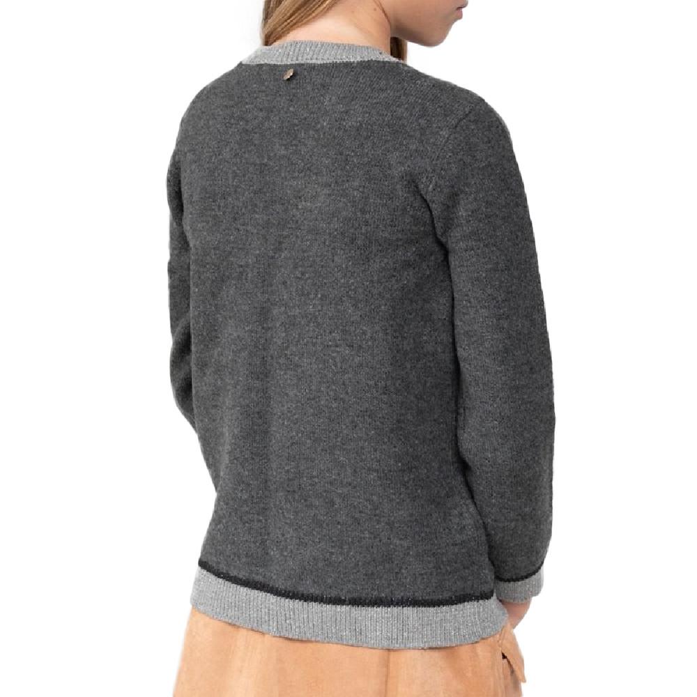 Deeluxe Pull Gris Fille Deeluxe Monica