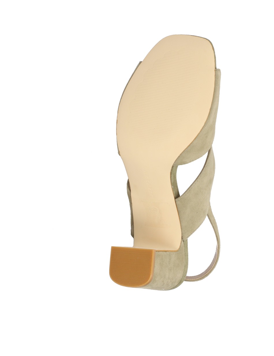 Veloursleder Sandale