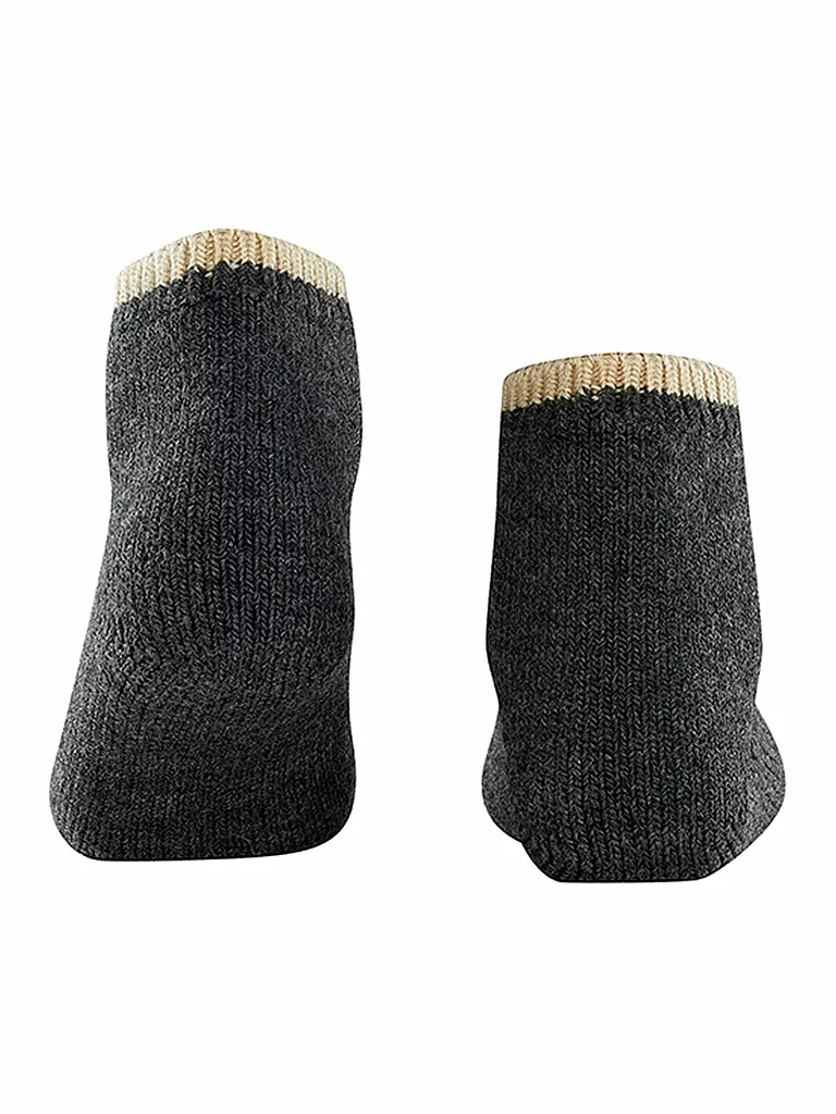 FALKE Socken Cosy Plush anthra.mel schwarz