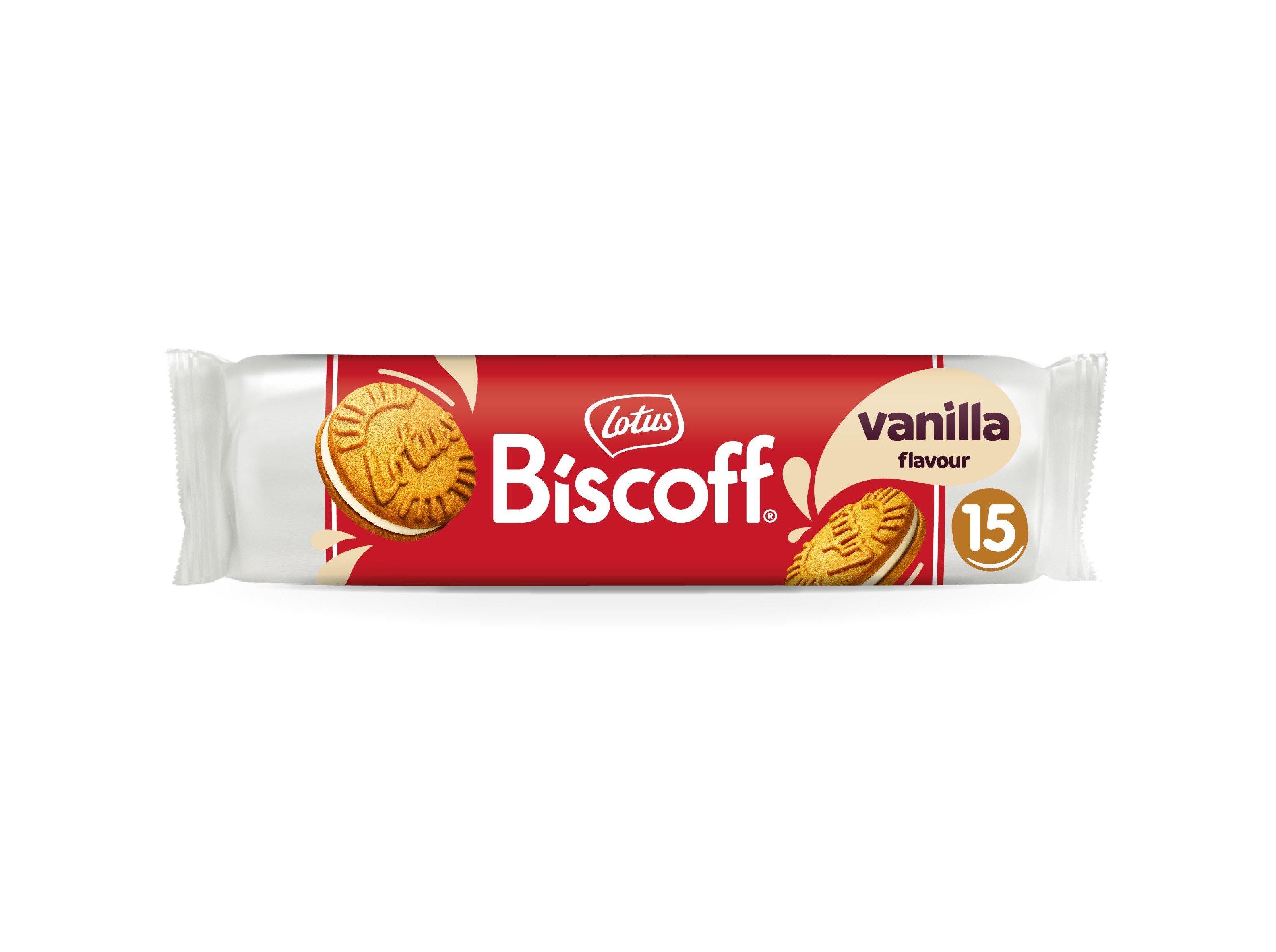 BOLACHA LOTUS BISCOFF RECHEIO BAUNILHA 150G