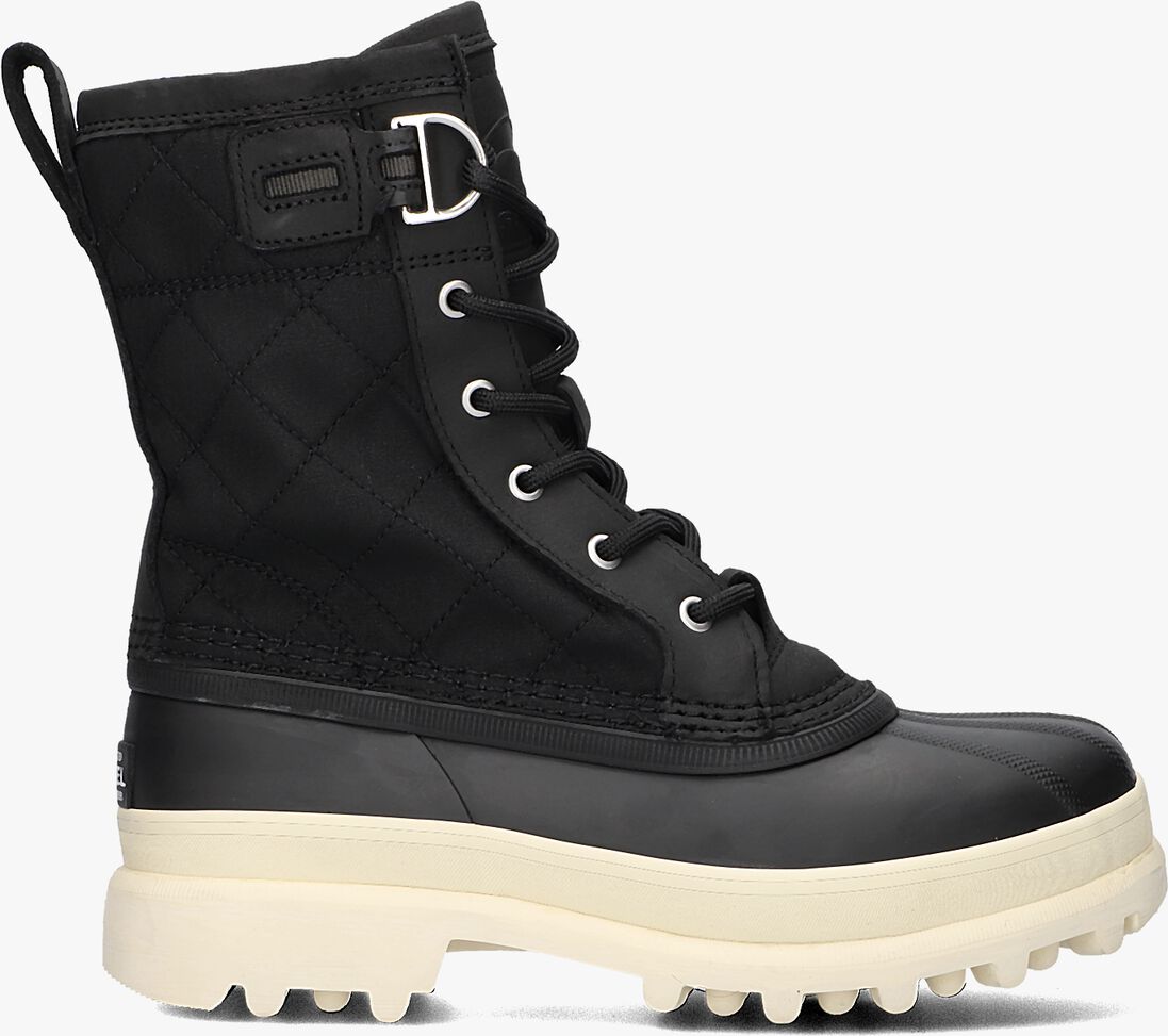 zwarte sorel veterboots caribou royal wp dames