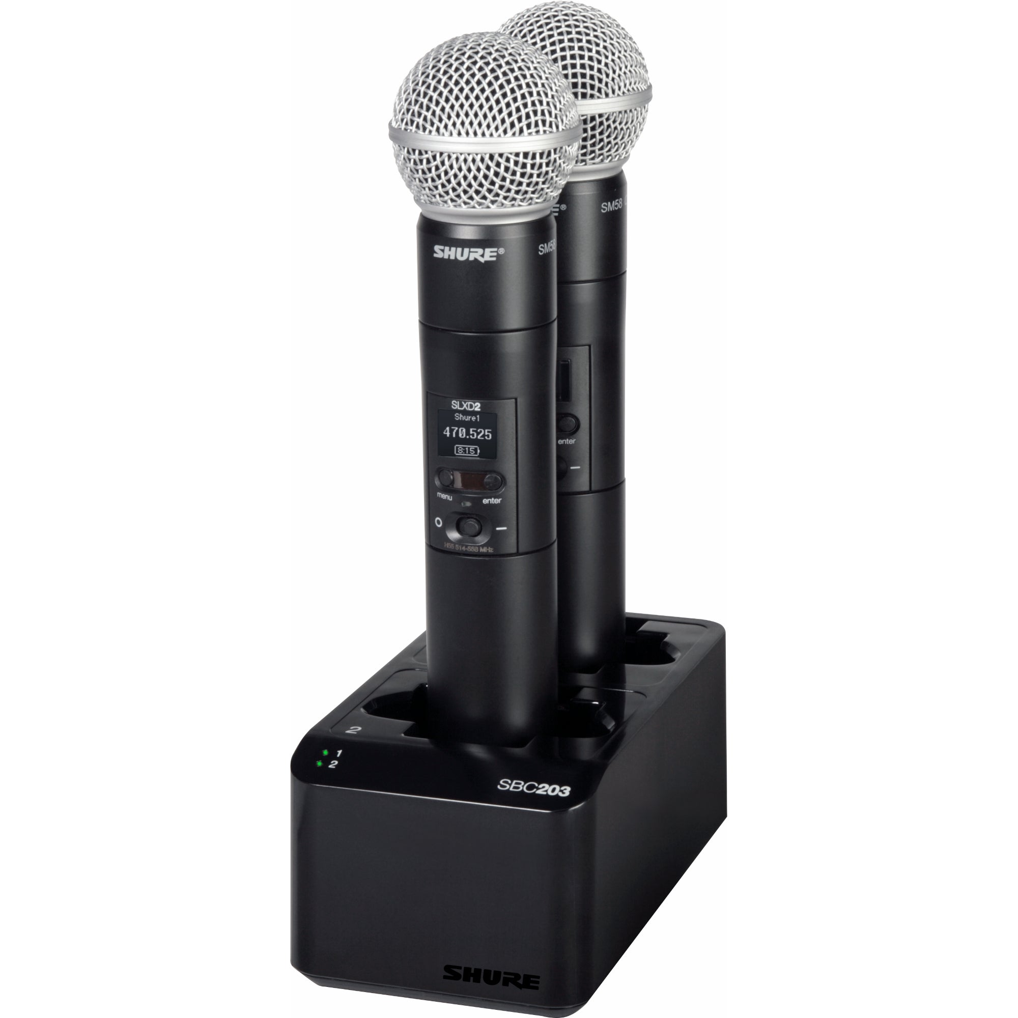 Shure SBC203-PS SLX-D dubbele acculader