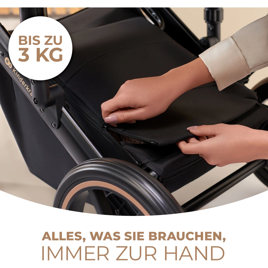 Kinderkraft Kombikinderwagen PRIME 2 2 in 1 Shadow Grey