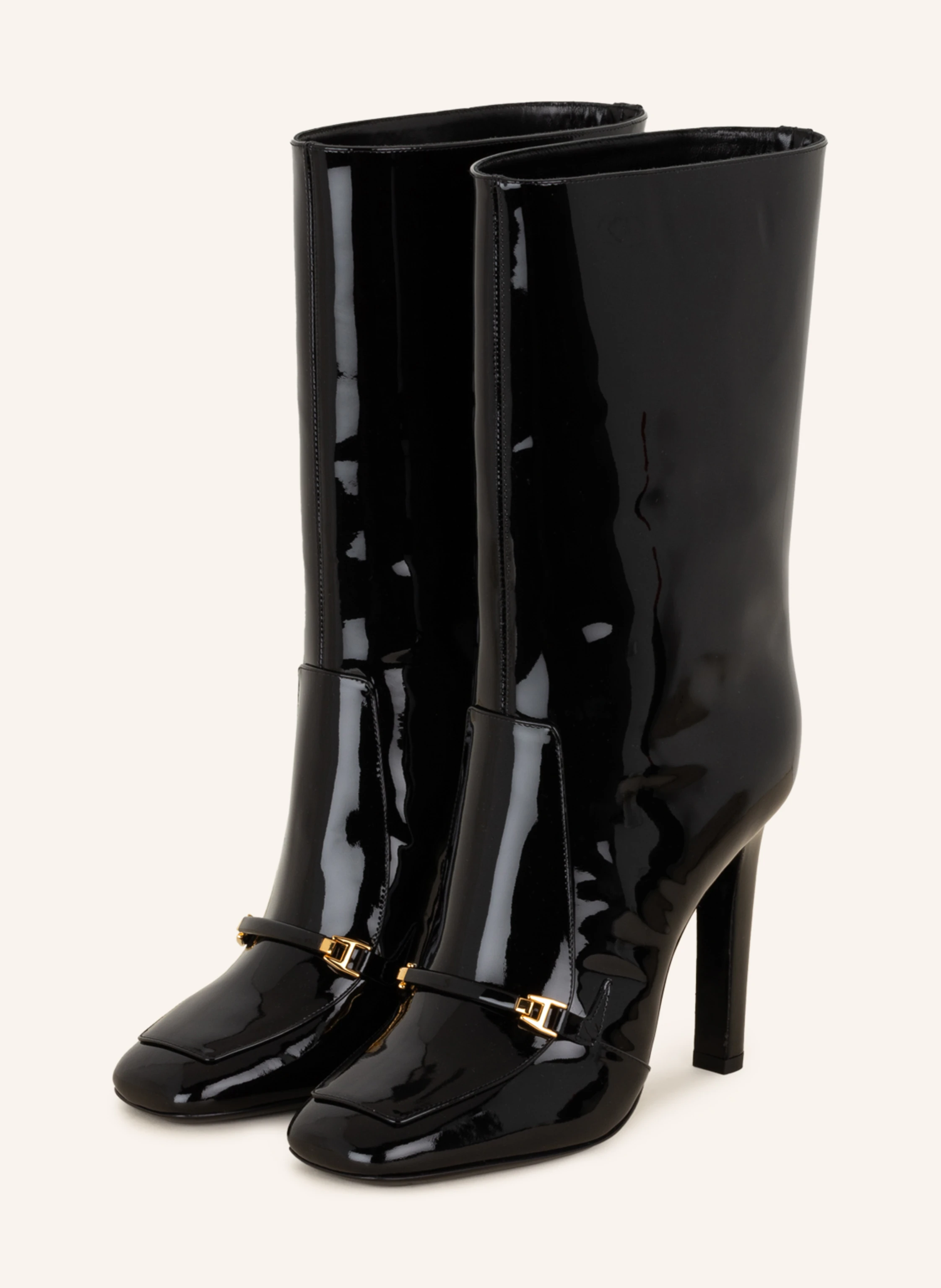 SAINT LAURENT Lackstiefeletten CAMDEN