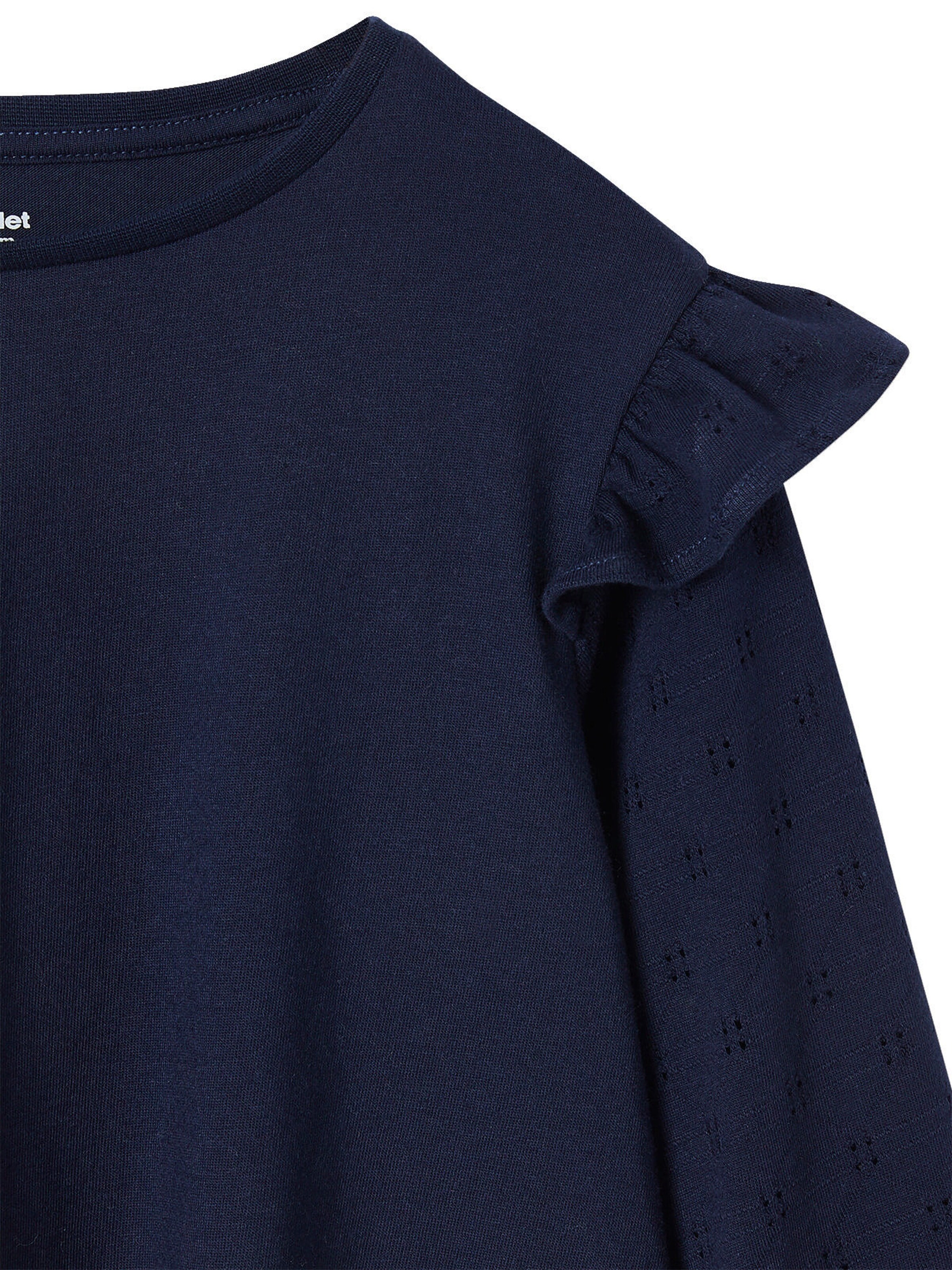 Vertbaudet Mädchen Blusenshirt BASIC marine