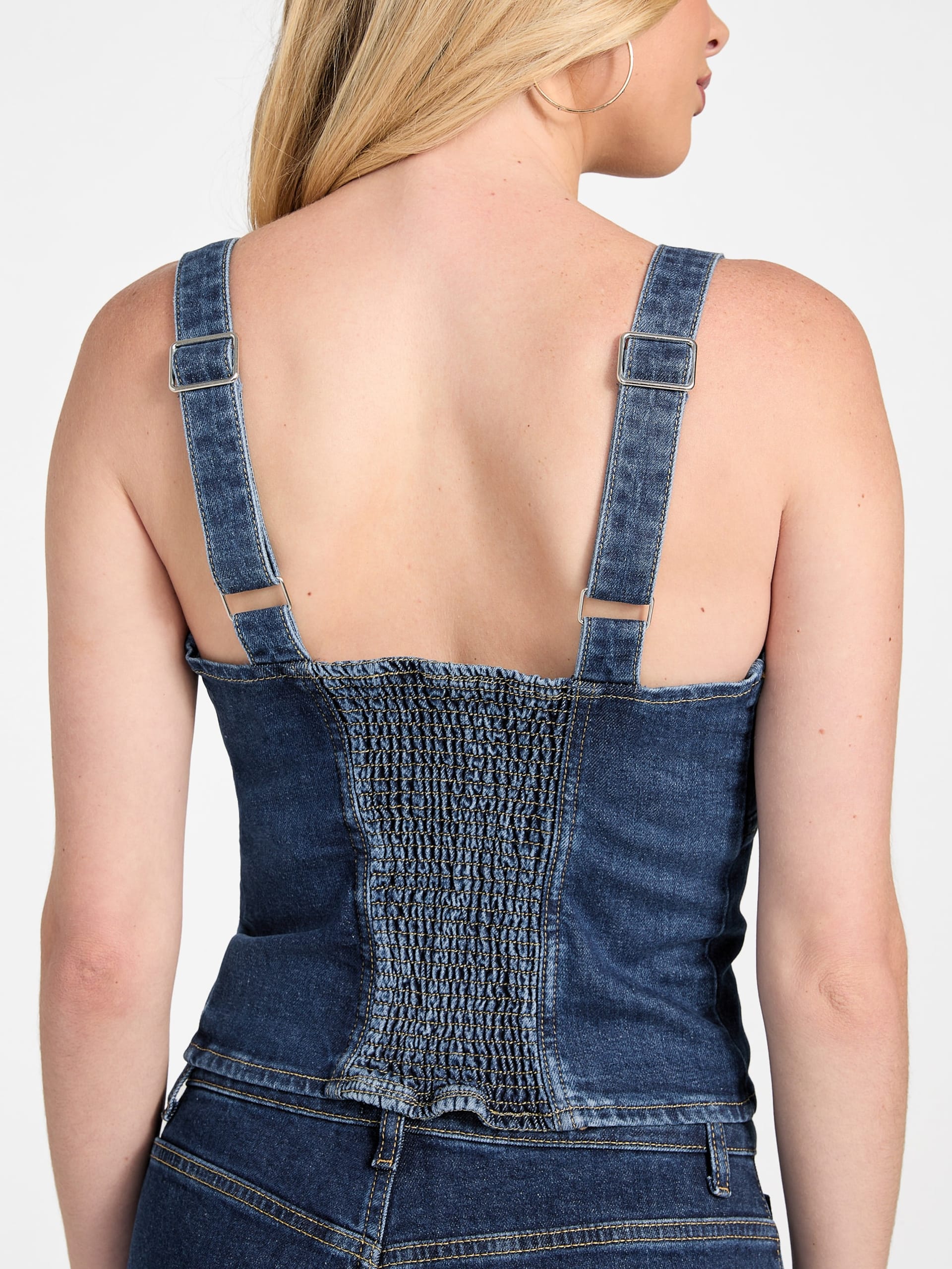 Bustiê Cathy em jeans