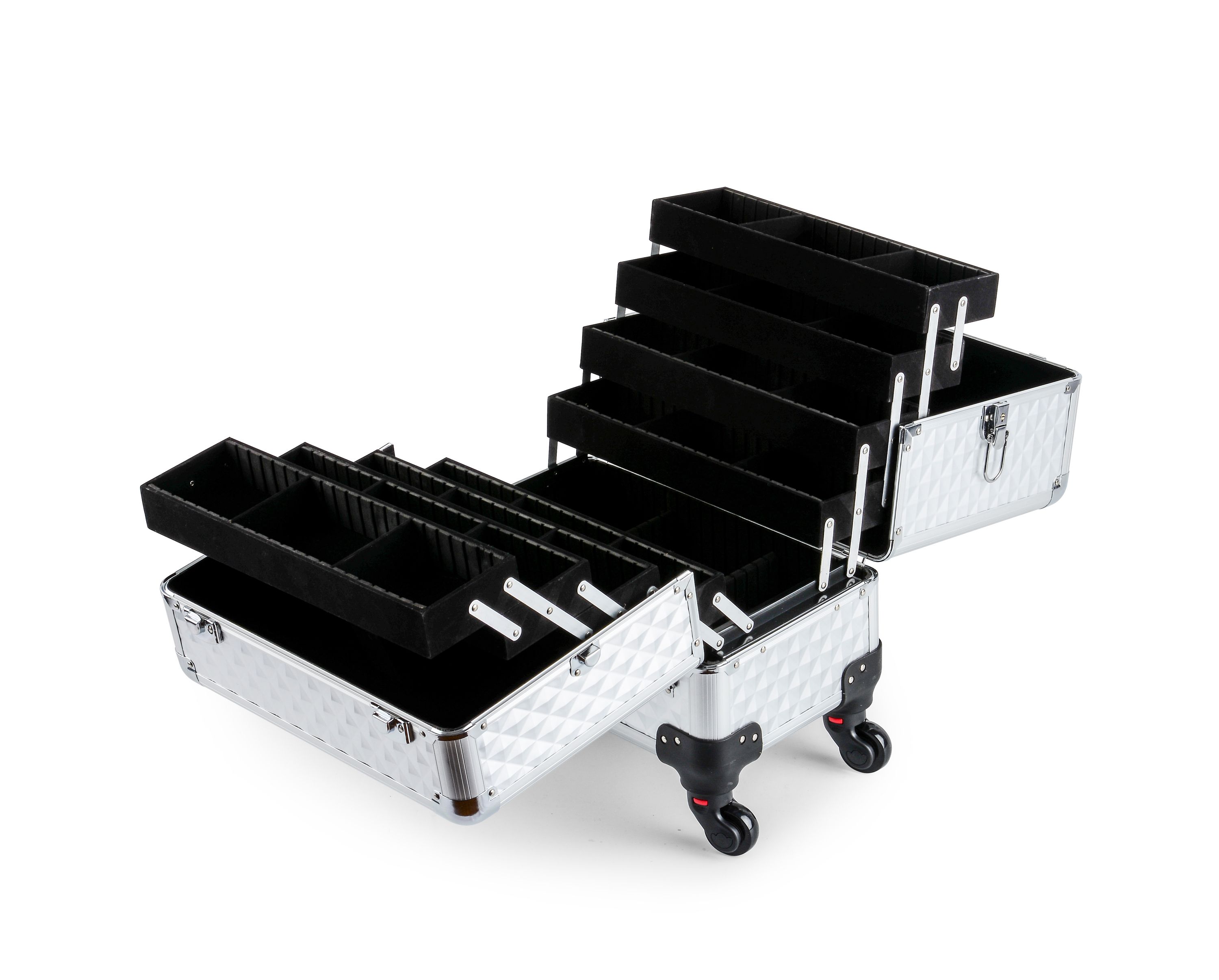 Kosmetikkoffer Trolley BEAUTY silber