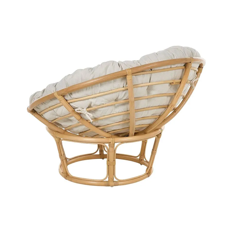 SALVO - Fauteuil - Lichtbeige - Rotan