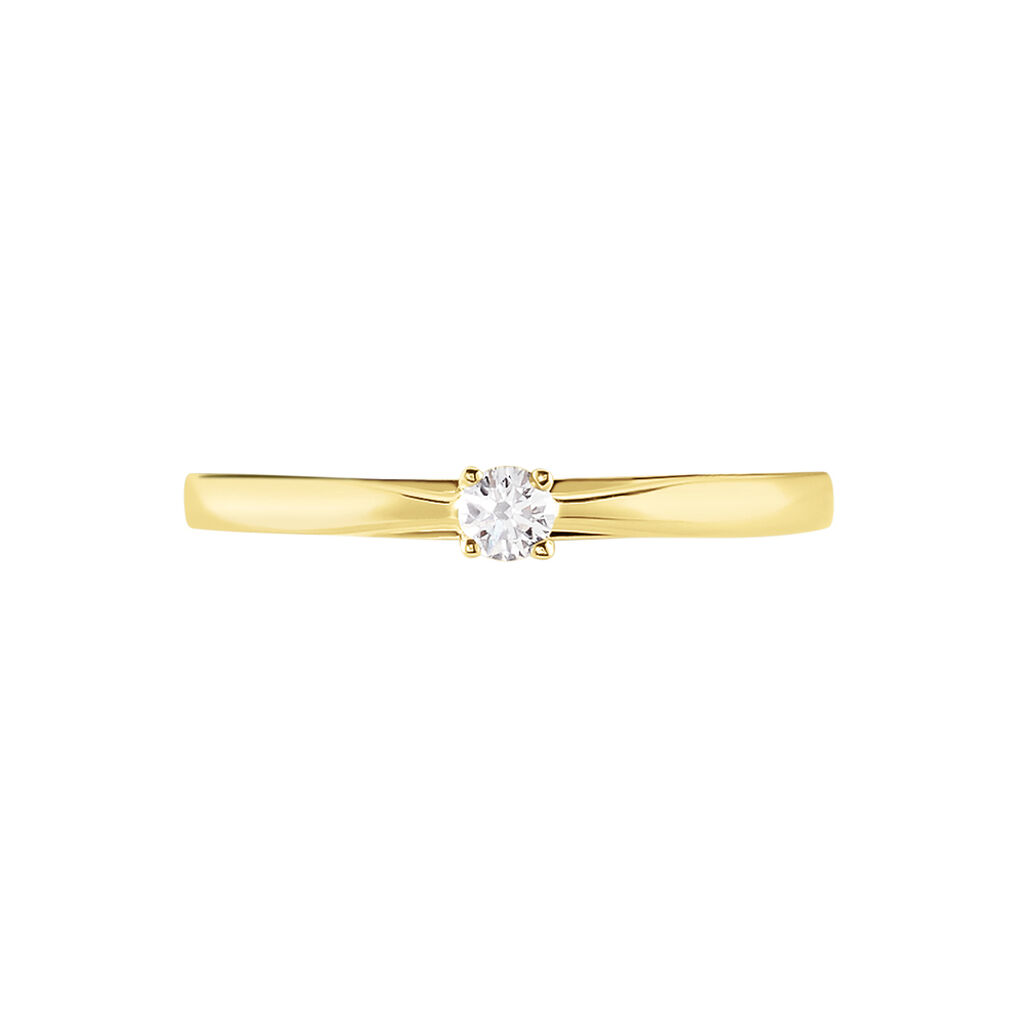 Bague Soltaire Celina Or Jaune Diamant