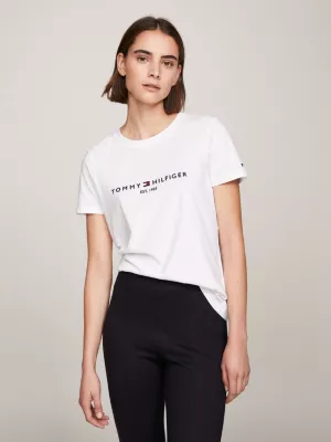 Camiseta de algodão orgânico com logotipo