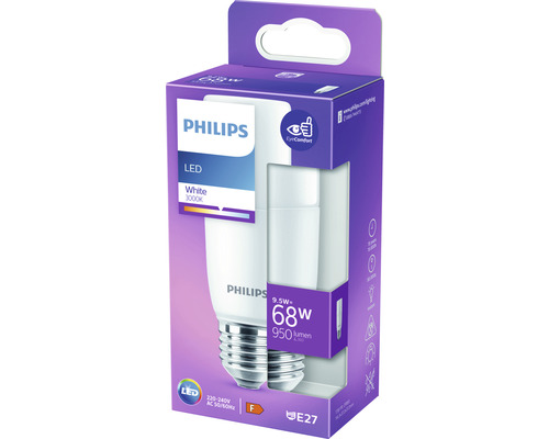 LED-lamp T38 mat E27/9,5W (68W) 950 lm 3000 K warm wit