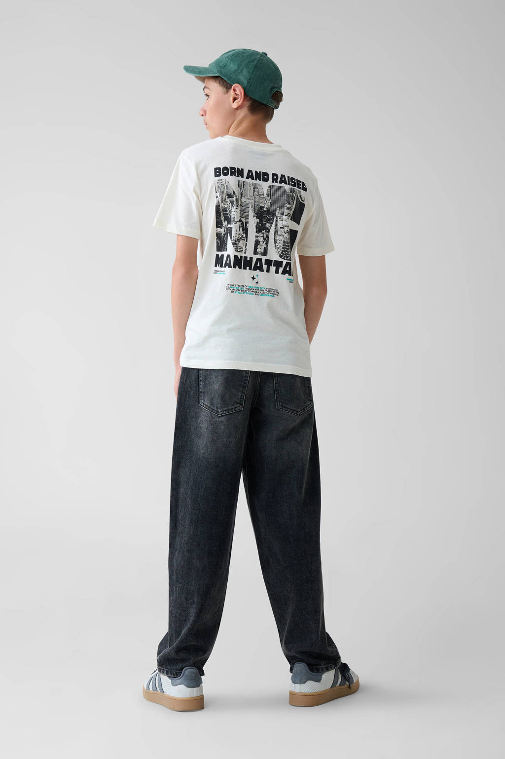 Shoeby wide leg loose fit jeans black denim