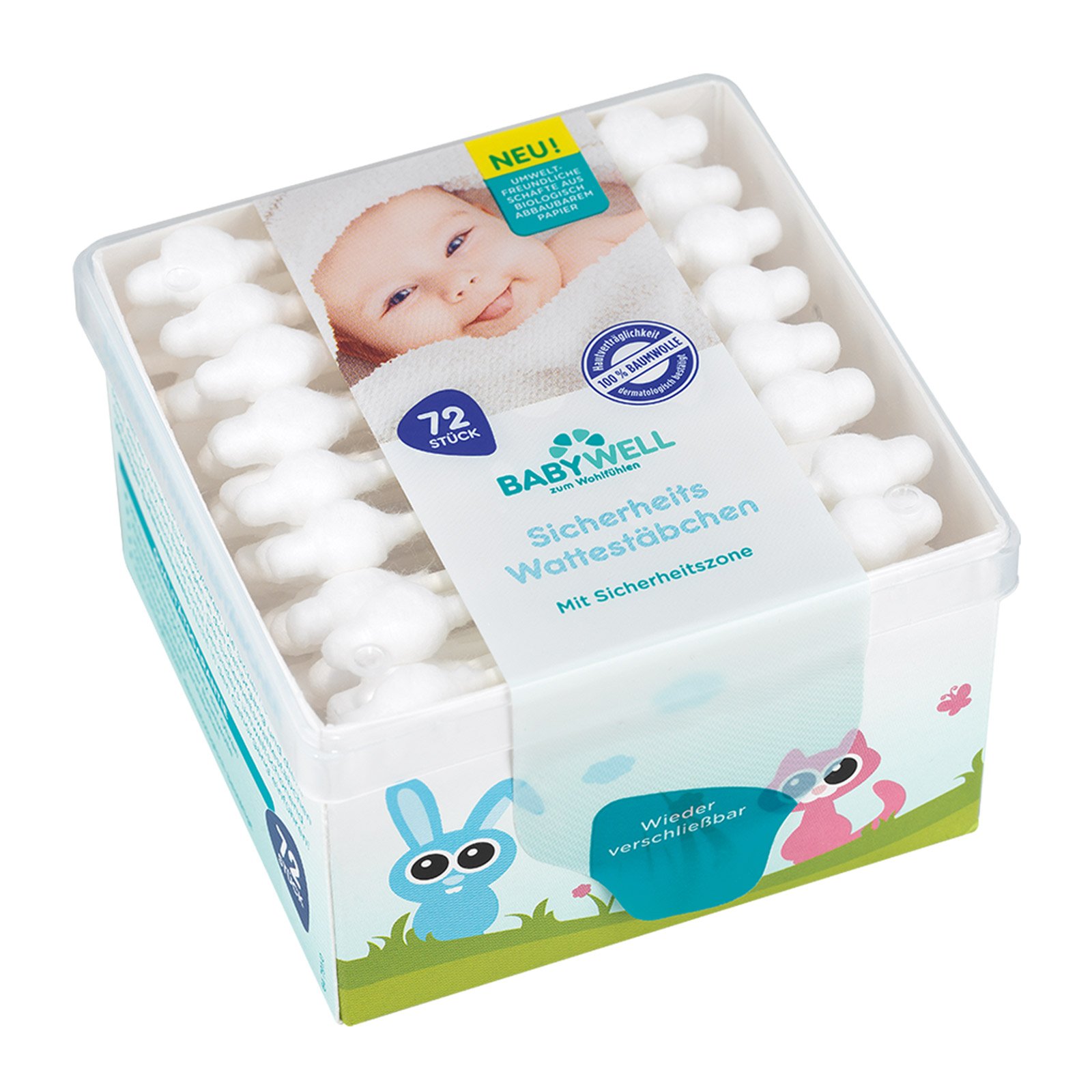 Babywell Sicherheitswattestäbchen