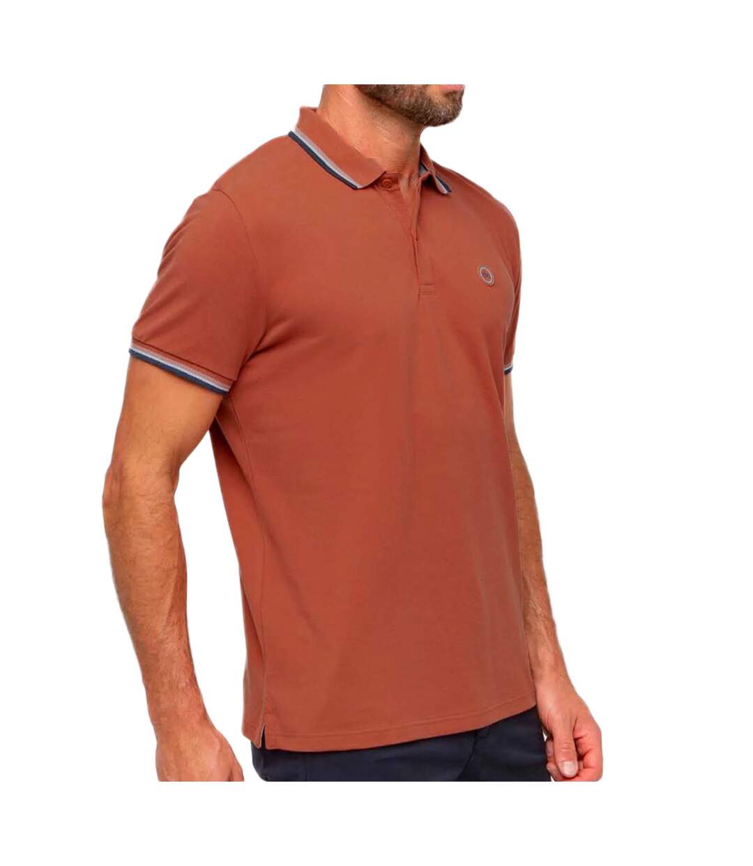 Polo Terracotta Homme TBS Epol