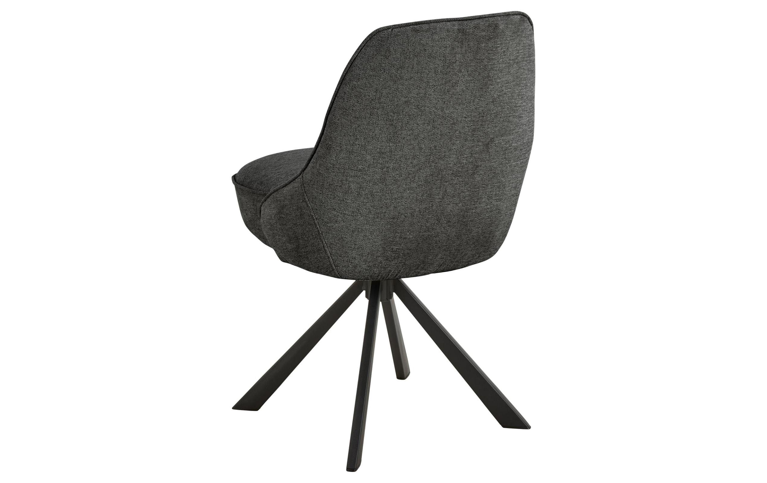 Stuhl Carlton 2 Stück, Grau<br>Esszimmerstuhl mit ergonomischem Sitz