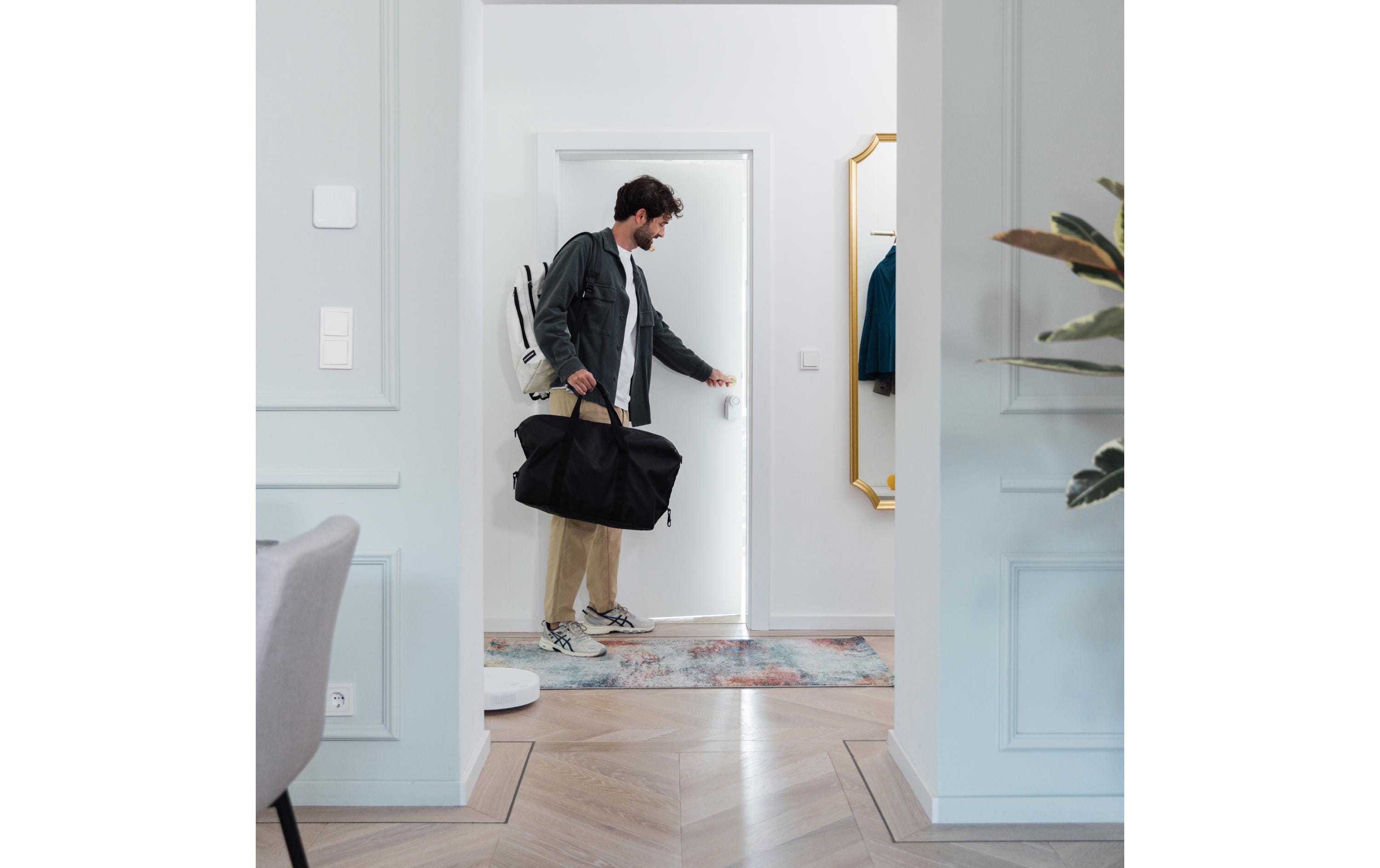 Smart Lock (4th Gen) EU-Zylinder, Weiss<br>Elektronisches Smart Home WLAN Türschloss