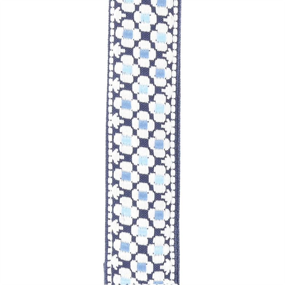 D'Addario 15UKE01 Nylon Ukulele Strap Blue Flowers