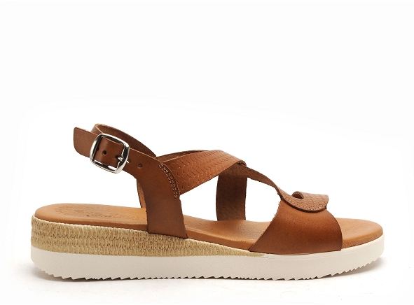 Eva frutos nu pieds plats femme 4258 marron