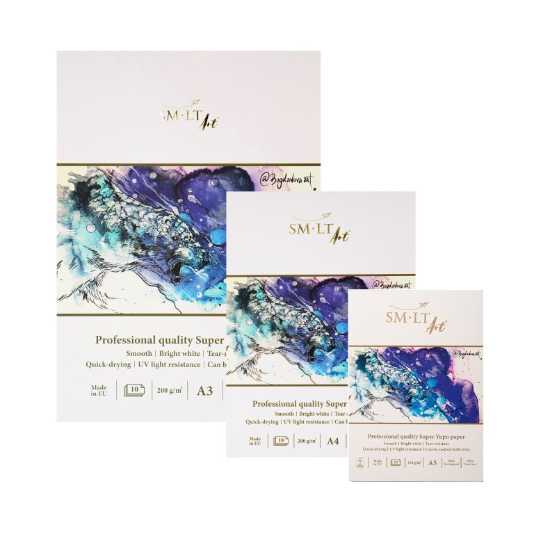Universalblock synthetisches Papier Yupo, 200 g/m²