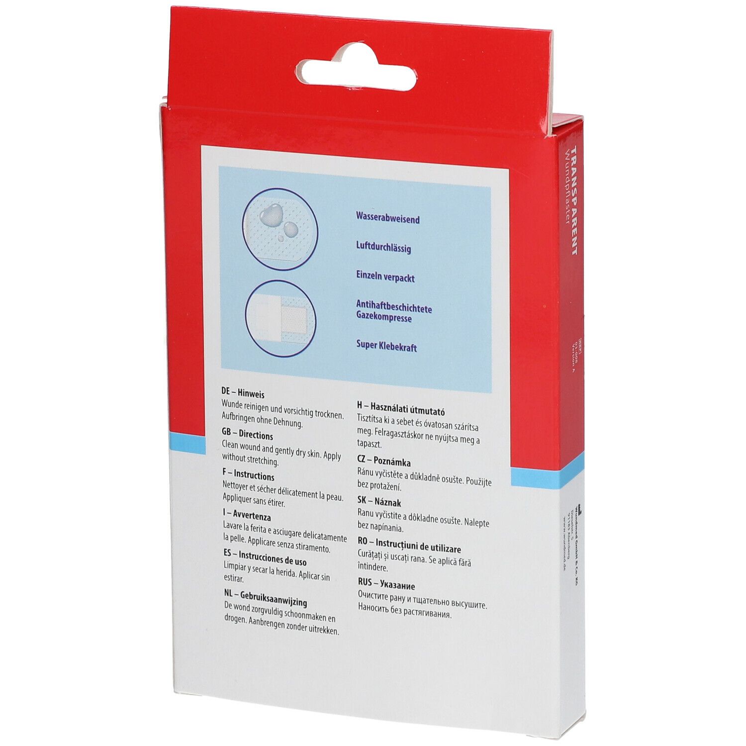 WUNDmed® Pflaster Transparent