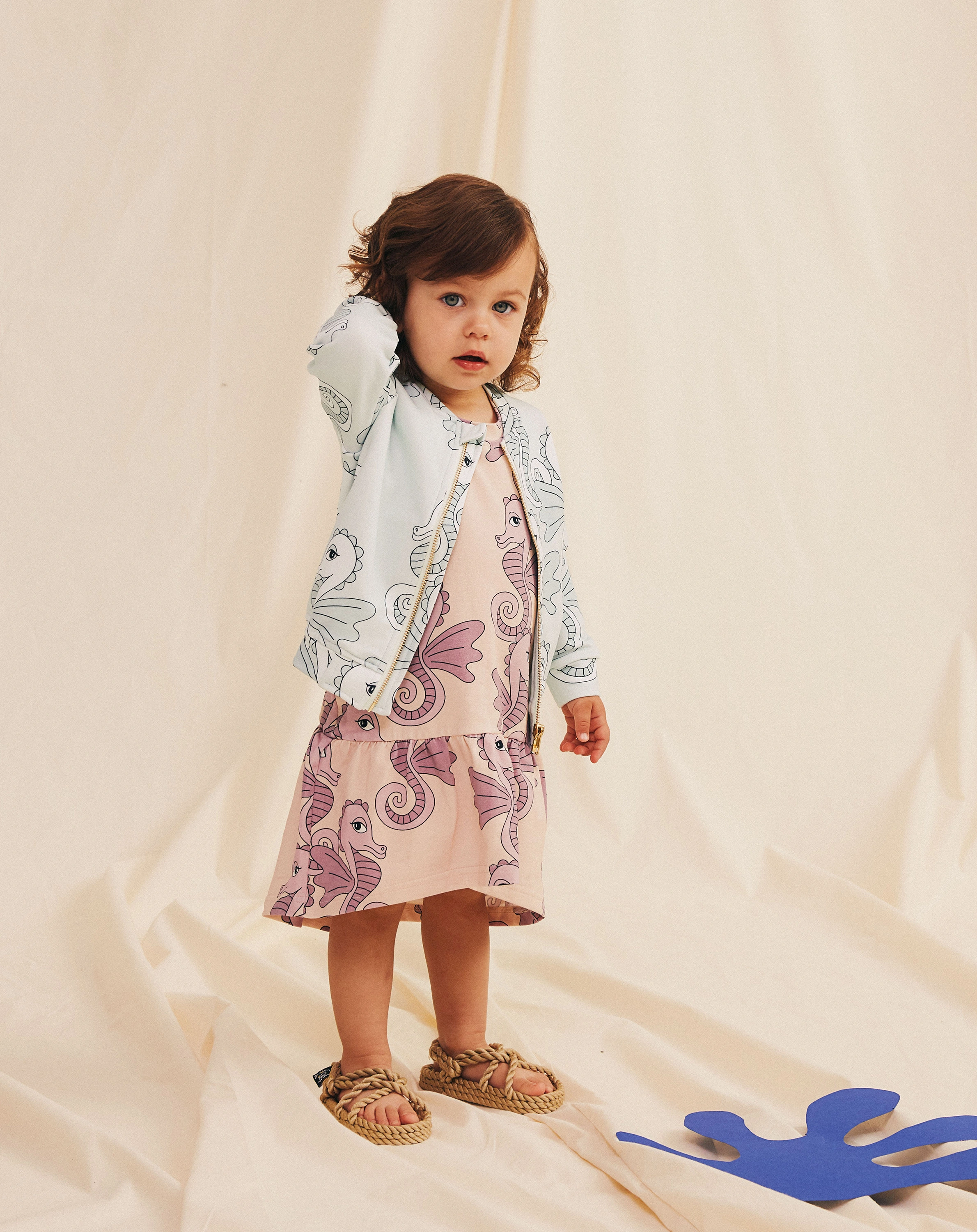 Kleid SEAHORSE in beige