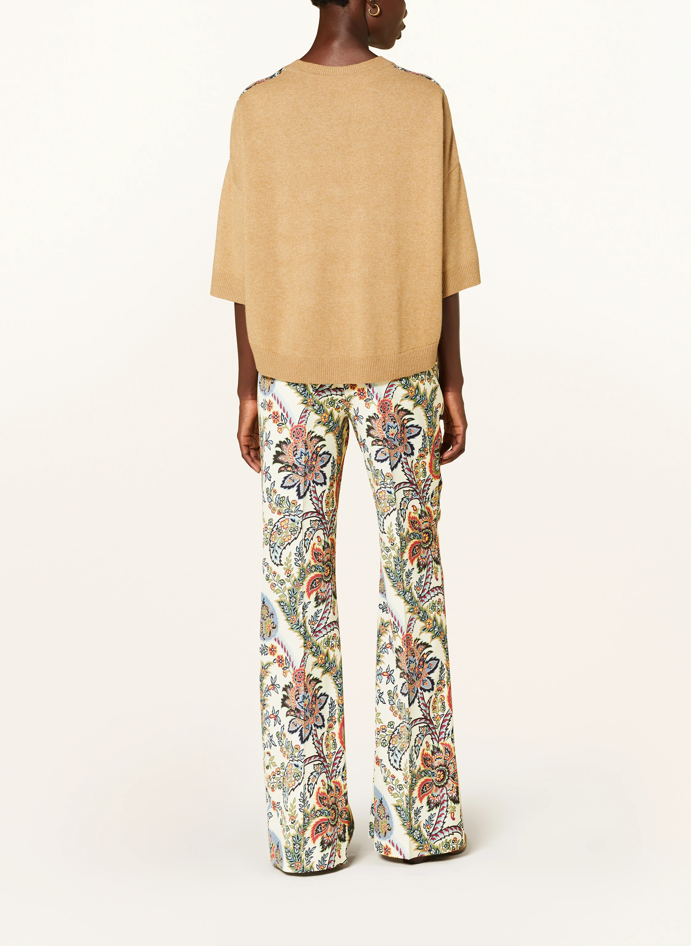 ETRO Strickshirt im Materialmix