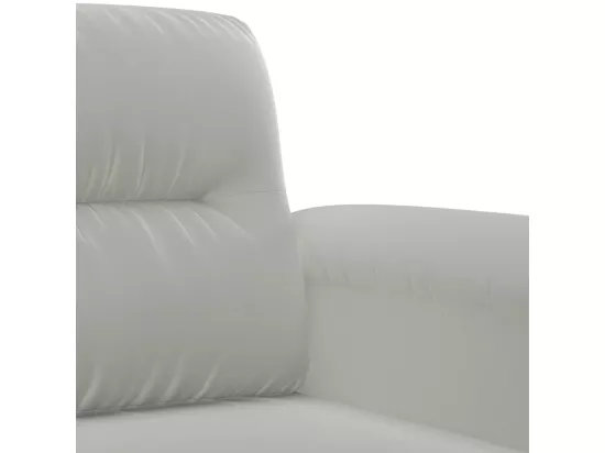 Ensemble de canapés 3 pièces coussins gris clair tissu microfibre