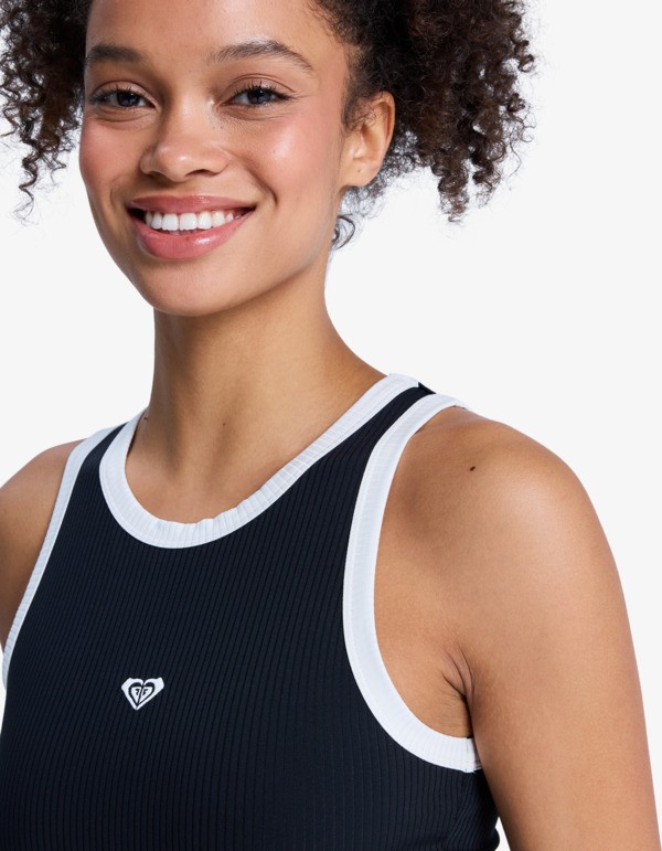 Rise & Vibe Débardeur Noir Femme