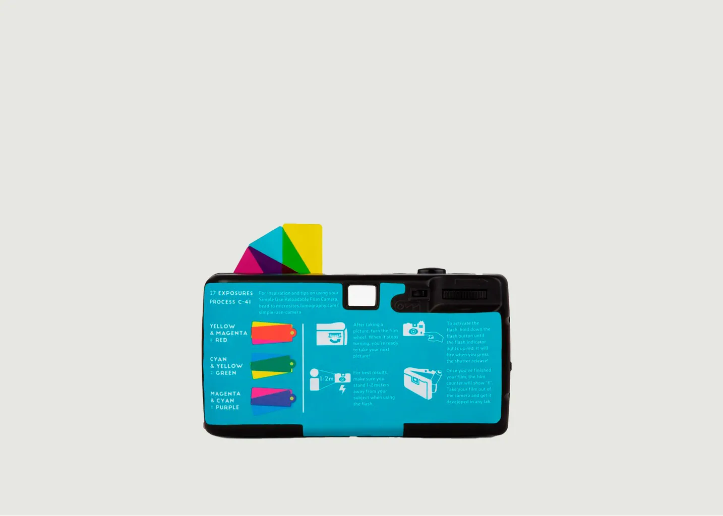 Simple Use Camera Turquoise Lomography
